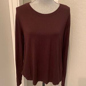 Script Brown Tee 